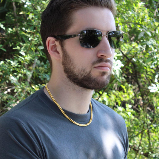 Father’s Day Cuban Link Necklace | Steady Hands Strong Heart