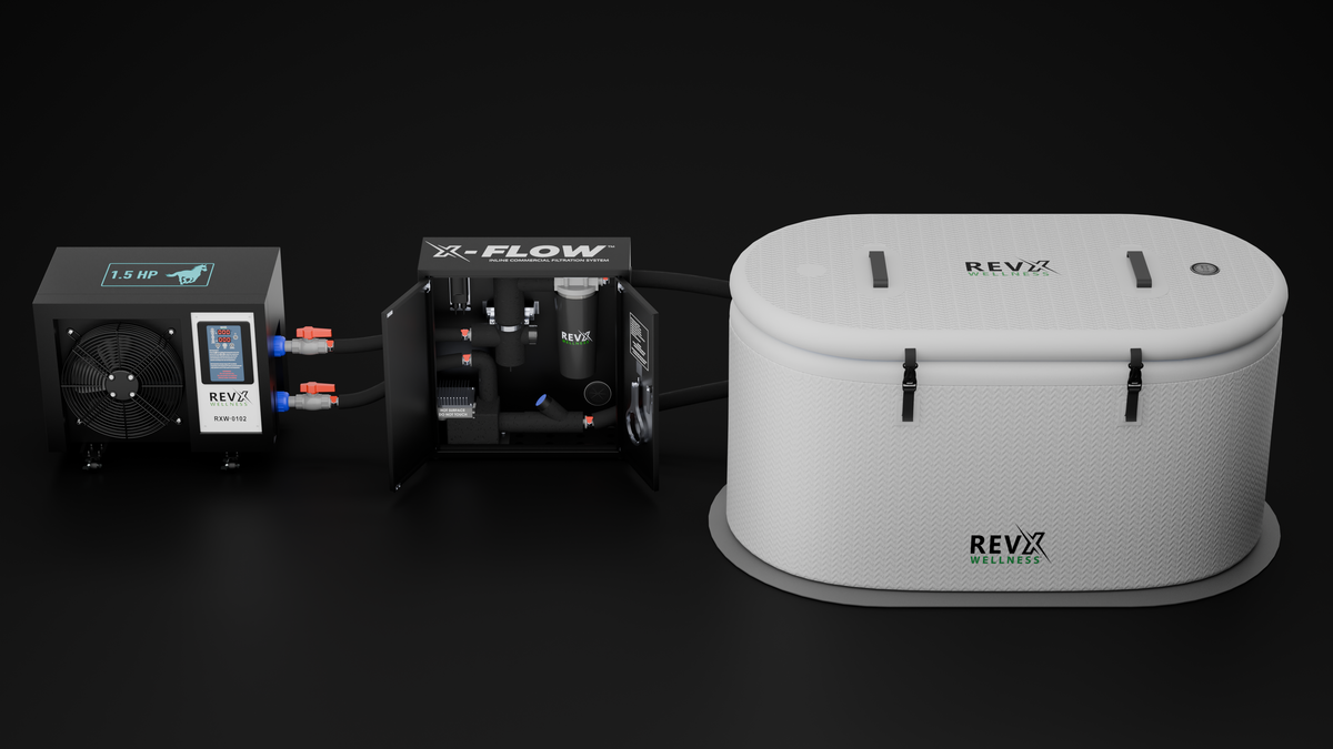 RevX X-FLOW Water Filtration System for Cold Plunges & Ice Baths