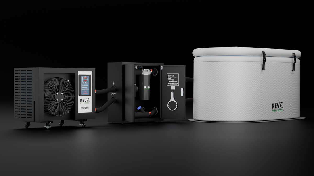 RevX X-FLOW Water Filtration System for Cold Plunges & Ice Baths