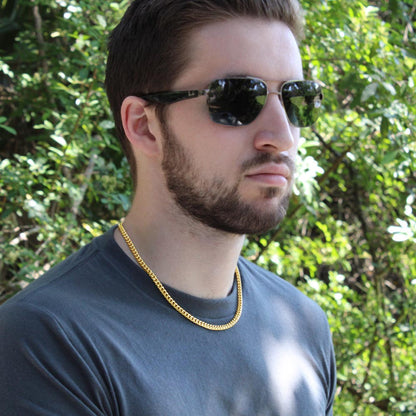 Cuban Link Necklace for Dad | “Steady Hands Strong Heart”
