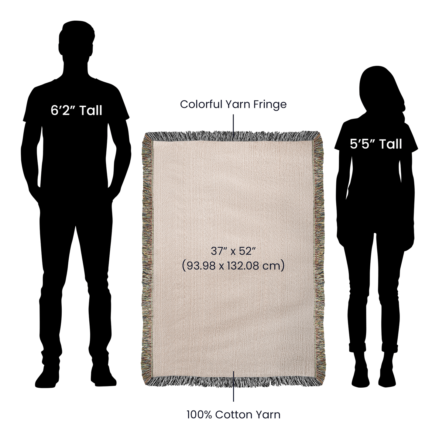 To Our Dad Woven Blanket – Heirloom Cotton Throw Gift for Father’s Day