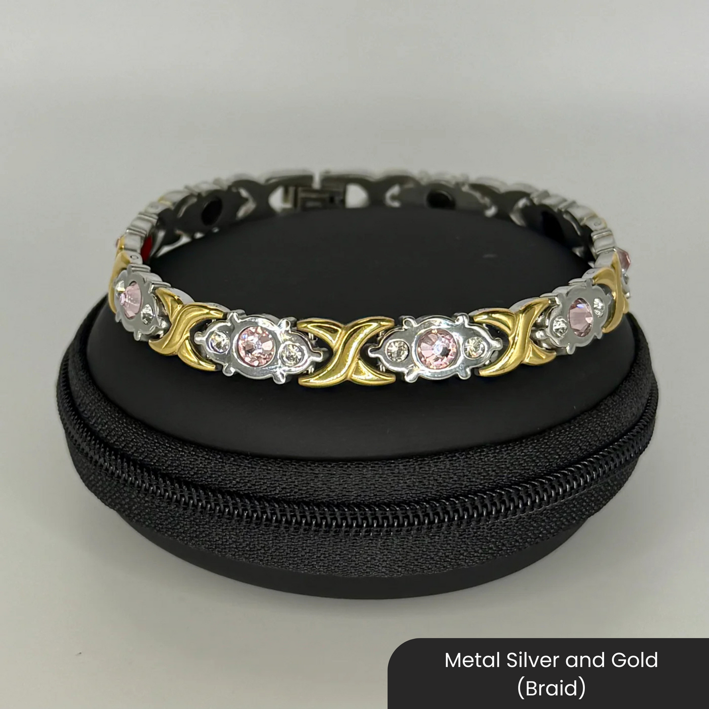 Therasage Bio Bands Metal Infrared Negative Ion Bracelet