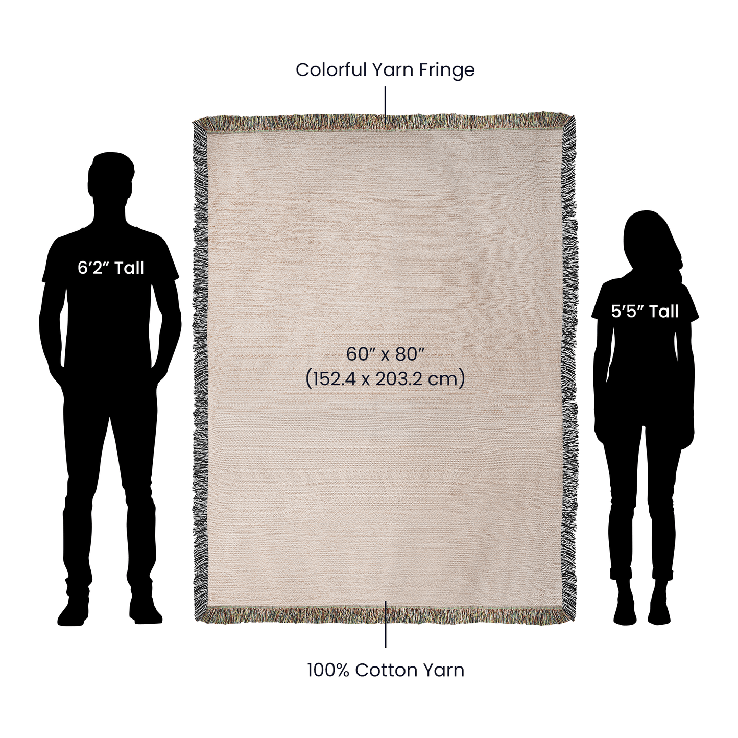 To Our Dad Woven Blanket – Heirloom Cotton Throw Gift for Father’s Day