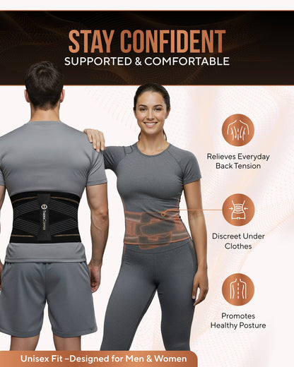 TheraCopper Copper Compression Lower Back Brace