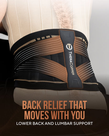 TheraCopper Copper Compression Lower Back Brace