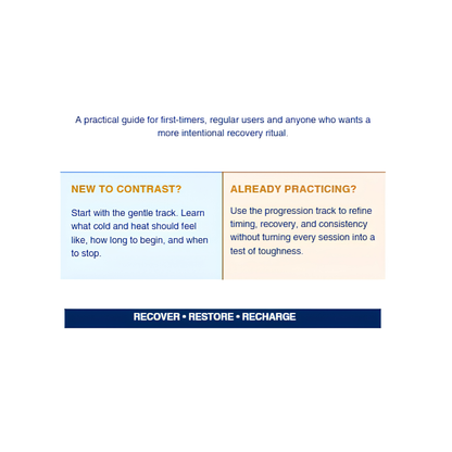 Blu Onyx Contrast Therapy Guide