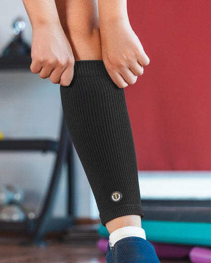 TheraCopper Copper Calf Compression Sleeves (2 Pack)
