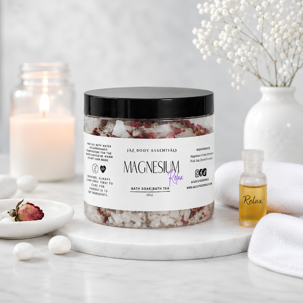 Magnesium Lavender Bath Soak – 12 oz