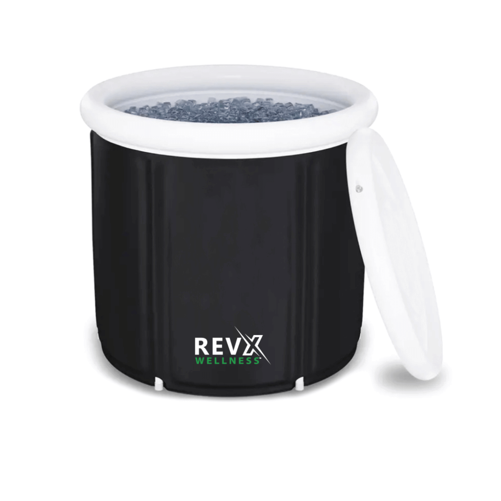 RevX Ice Pod portable cold plunge tub with insulated cover