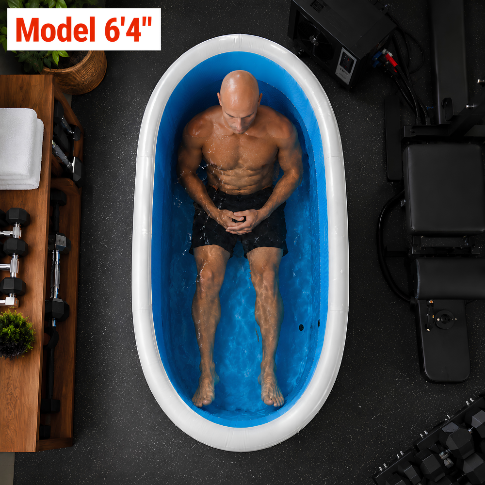 RevX Inflatable Cold Plunge Tub Deluxe 'Model 6'4"'.