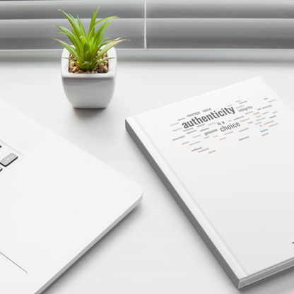 Authenticity is a choice journal by Blu Onyx