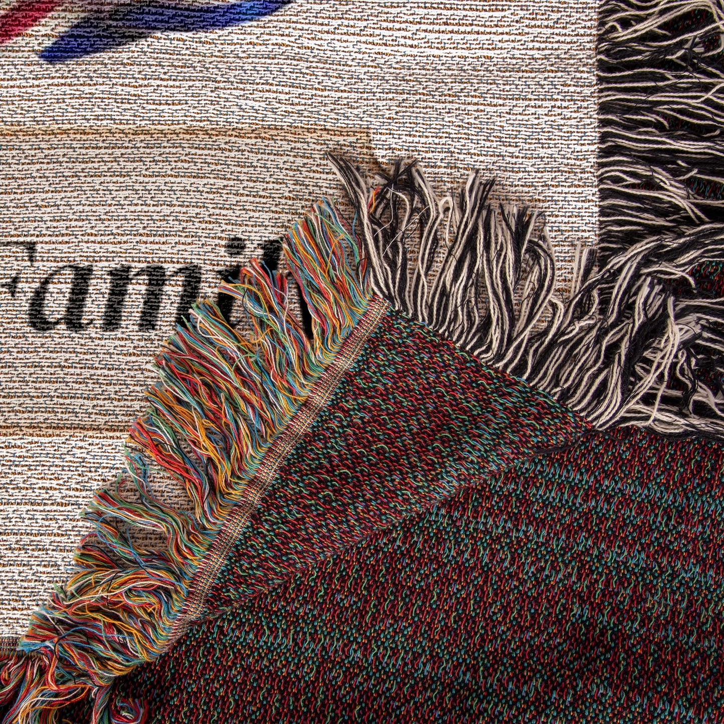 Personalized America 250th Anniversary Woven Blanket